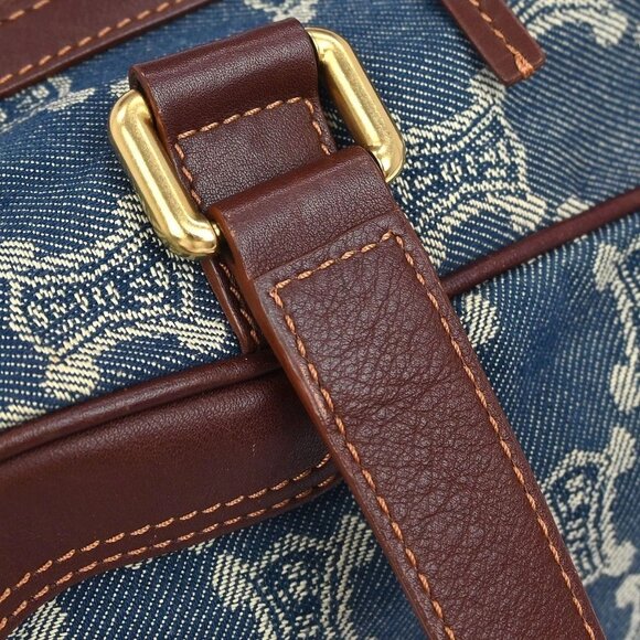 Celine Blue Denim Macadam Handbag PP-SA-1017 177417 - Picture 4 of 10